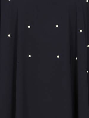 Nazneen Pearl Beaded Black Kaftan 6