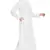 Nazneen Hand Embroidered Off White Wedding Abaya