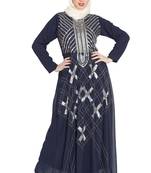 Nazneen Beads Sequins Embellished Party Abaya