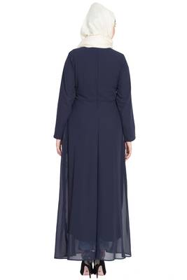 Nazneen Beads Sequins Embellished Party Abaya 5