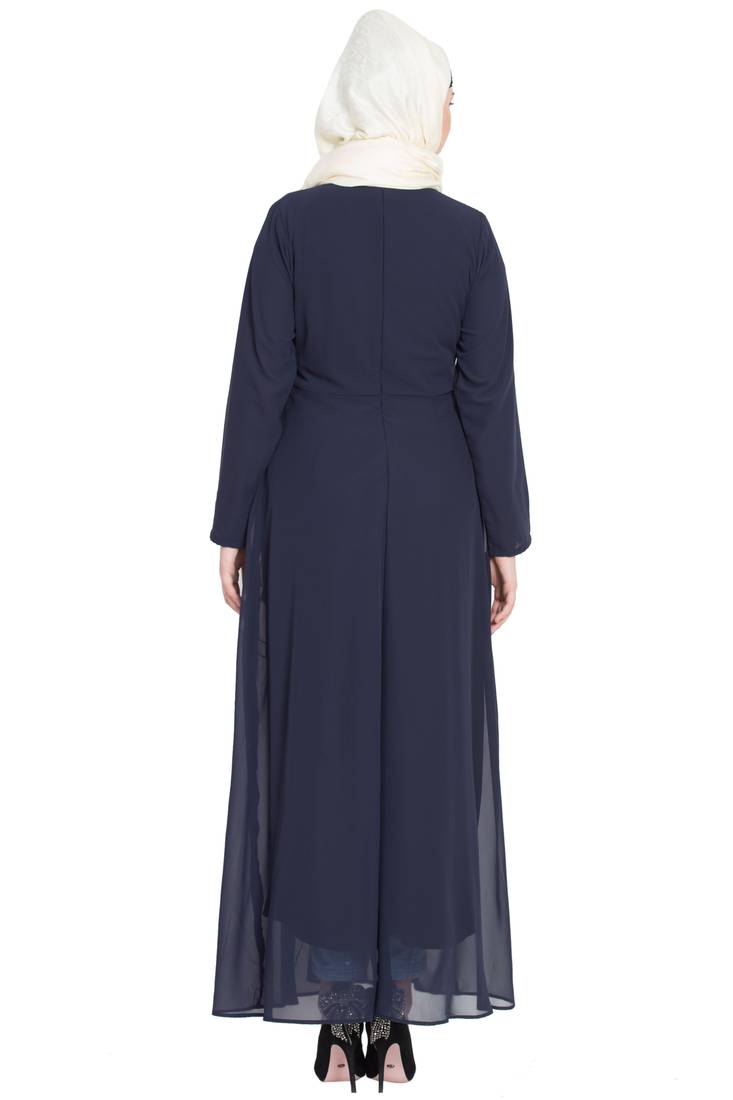 Nazneen Beads Sequins Embellished Party Abaya
