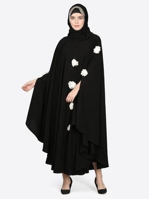 Nazneen White Flower Irani Kaftan 1