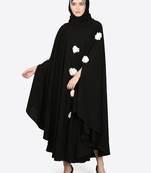 Nazneen White Flower Irani Kaftan