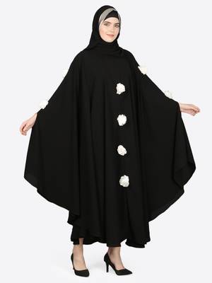 Nazneen White Flower Irani Kaftan 3