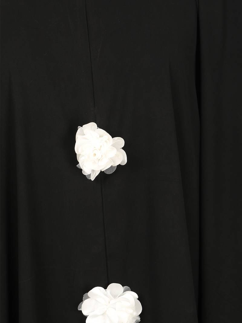 Nazneen White Flower Irani Kaftan