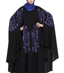Nazneen Purple Embroidered Irani Kaftan