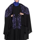 Nazneen Purple Embroidered Irani Kaftan