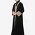Nazneen Contrast Band, Cuff Pearls Beaded Dubai Kaftan