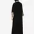 Nazneen Contrast Band, Cuff Pearls Beaded Dubai Kaftan