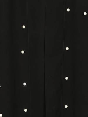 Nazneen Contrast Bottom, Cuff Pearls Beaded With Inner Dubai Kaftan 6