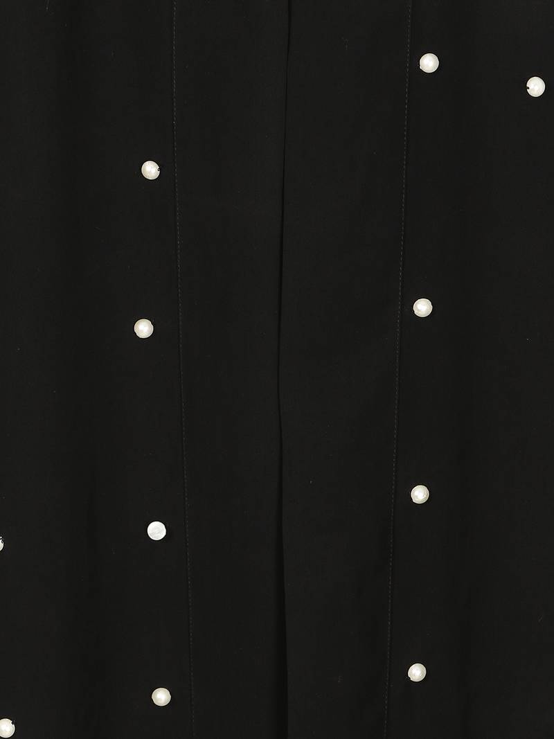 Nazneen Contrast Bottom, Cuff Pearls Beaded With Inner Dubai Kaftan