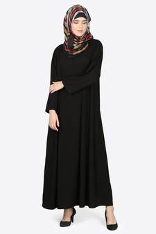 Nazneen Basic Plain Casual Abaya