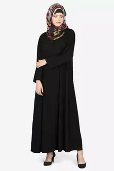 Nazneen Basic Plain Casual Abaya