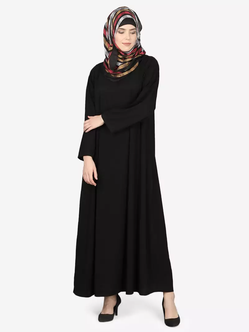 Nazneen Basic Plain Casual Abaya