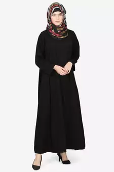 Nazneen Basic Plain Casual Abaya