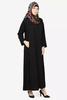 Nazneen Basic Plain Casual Abaya
