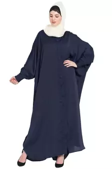 Nazneen Front Open And Cuff With Self Button Butterfly Kaftan