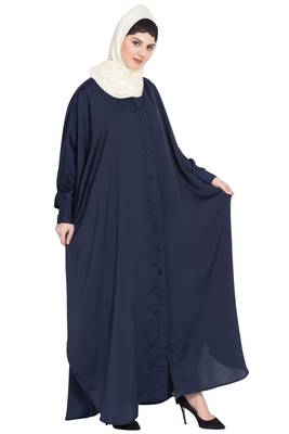 Nazneen Front Open And Cuff With Self Button Butterfly Kaftan 4