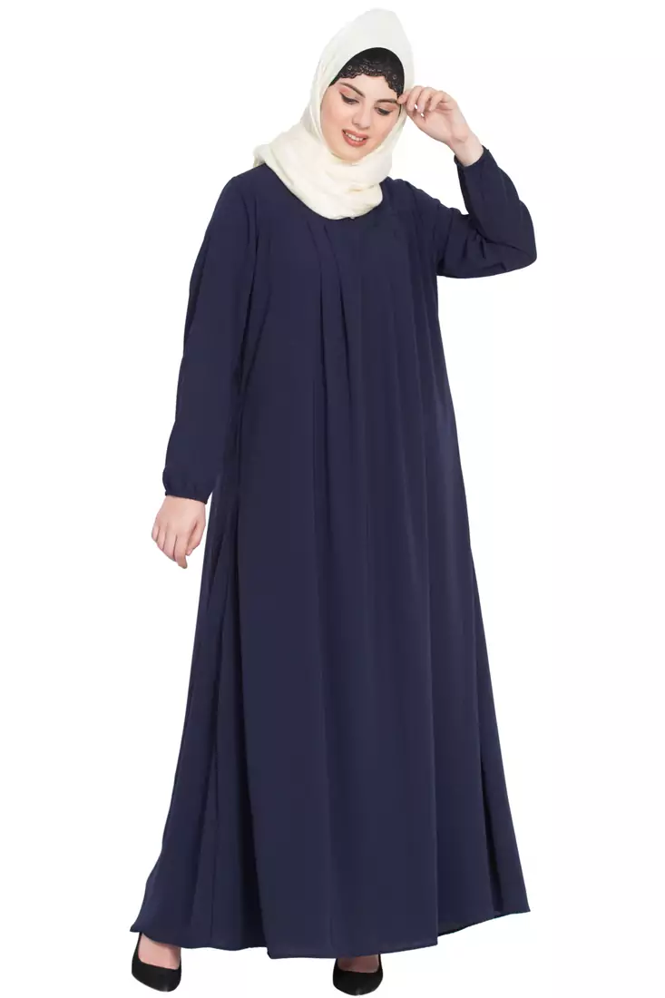 Nazneen Four Pleats At Bust Casual Abaya