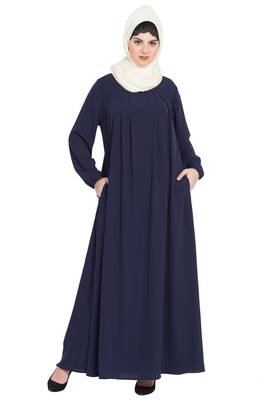 Nazneen Four Pleats At Bust Casual Abaya 2