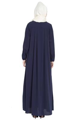 Nazneen Four Pleats At Bust Casual Abaya 5