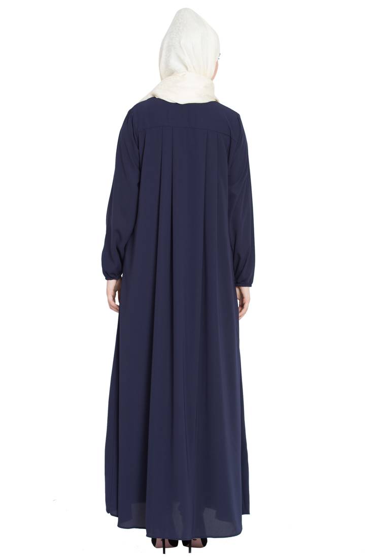 Nazneen Four Pleats At Bust Casual Abaya
