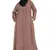 Nazneen Front Open Gather At Bust Casual Abaya