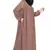Nazneen Front Open Gather At Bust Casual Abaya