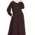Nazneen Front Open Cuff And Band Casual Abaya