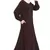 Nazneen Front Open Cuff And Band Casual Abaya