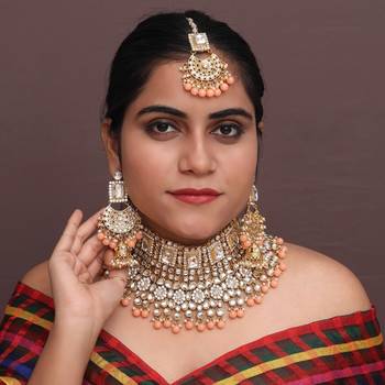 Pink necklace sets 1