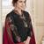 Black Georgette Churidar Salwar Suit