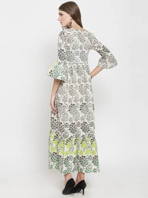 Off-white woven cotton kurtas-and-kurtis 3