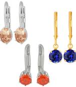 Multicolor crystal earrings