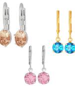Multicolor crystal earrings