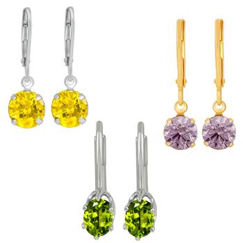 Multicolor crystal earrings 1