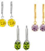 Multicolor crystal earrings