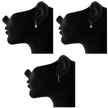 Multicolor crystal earrings 2