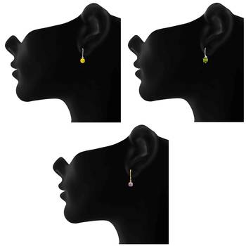 Multicolor crystal earrings 2