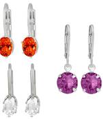 Multicolor crystal earrings