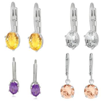 Multicolor crystal earrings 1