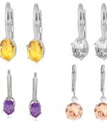 Multicolor crystal earrings