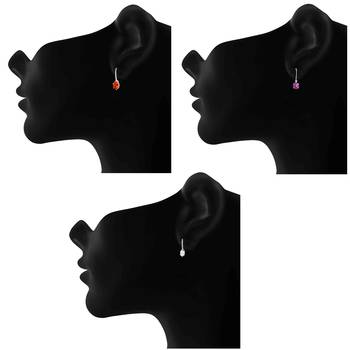 Multicolor crystal earrings 2
