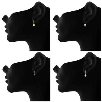 Multicolor crystal earrings 2