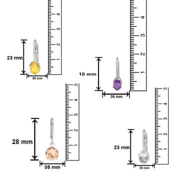 Multicolor crystal earrings 3