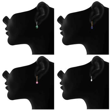 Multicolor crystal earrings 2