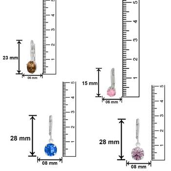 Multicolor crystal earrings 3
