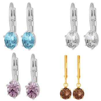 Multicolor crystal earrings 1