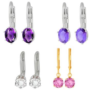 Multicolor crystal earrings 1