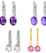 Multicolor crystal earrings
